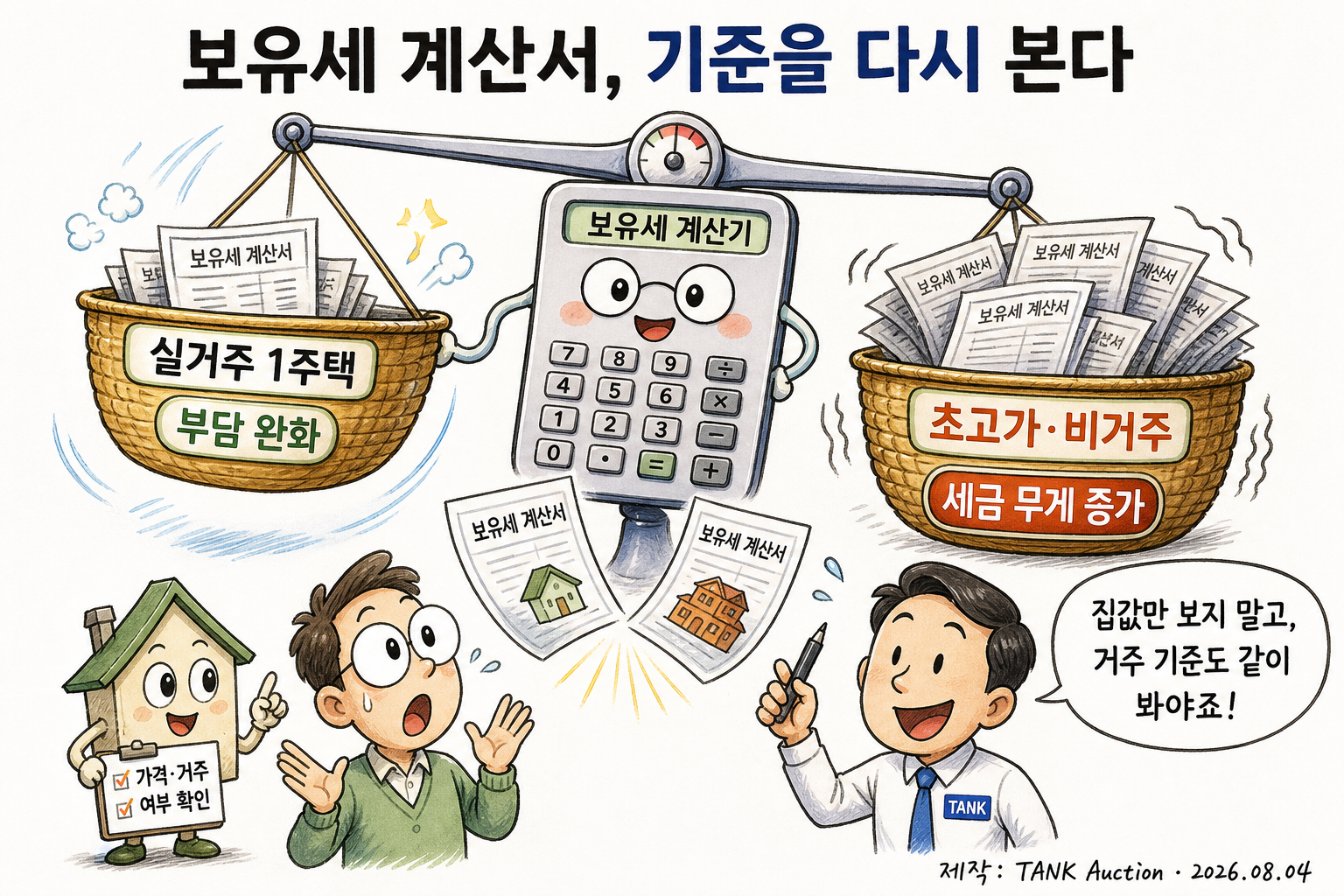 보유세 계산서, 기준을 다시 본다