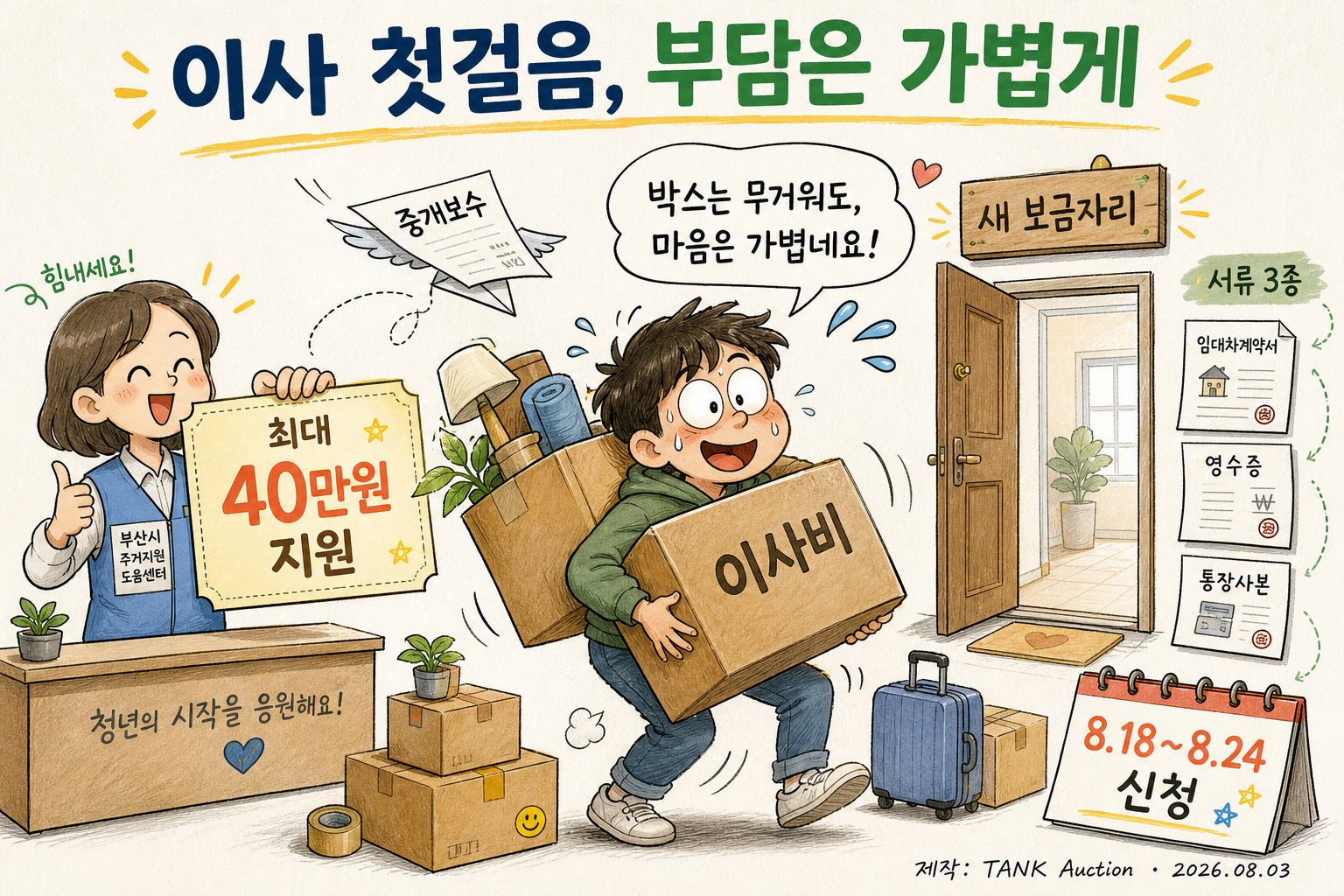 이사 첫걸음, 부담은 가볍게