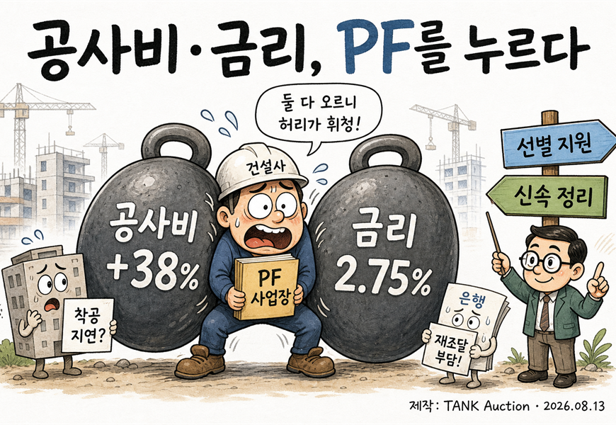 공사비·금리, PF를 누르다