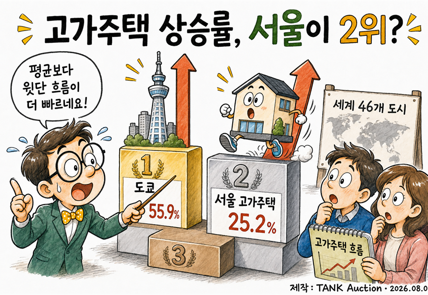 고가주택 상승률, 서울이 2위?