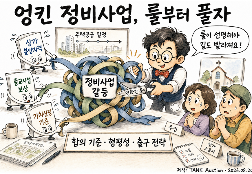 엉킨 정비사업, 룰부터 풀자